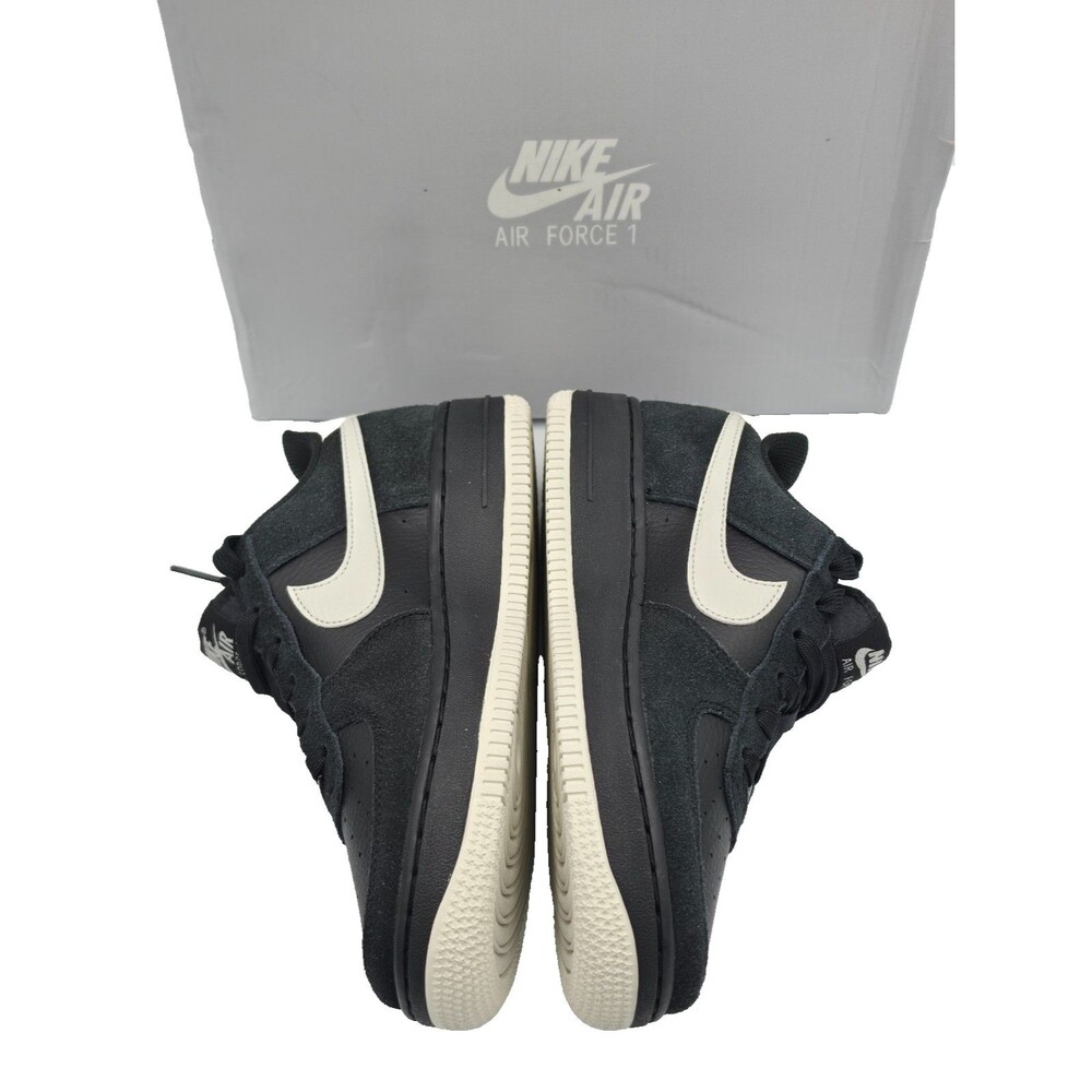 Nike Air Force 1 LV8 2 GS Black Light Bone 3.5Y / 5W HV4760-001 NIB - Picture 3 of 5